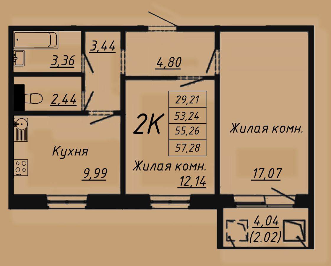 Планировка Маршал