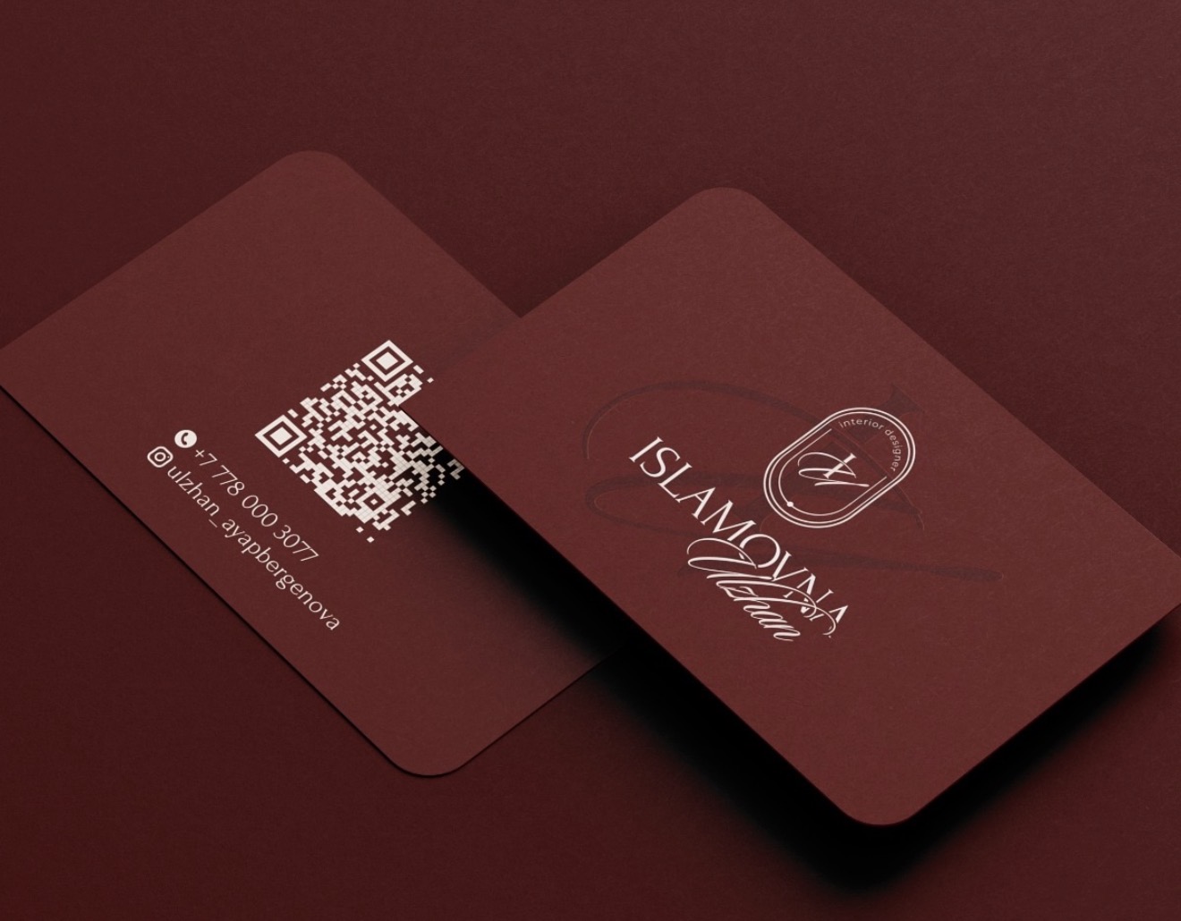 ISLAMOVNA ULZHAN — brand identity by FORMA 1