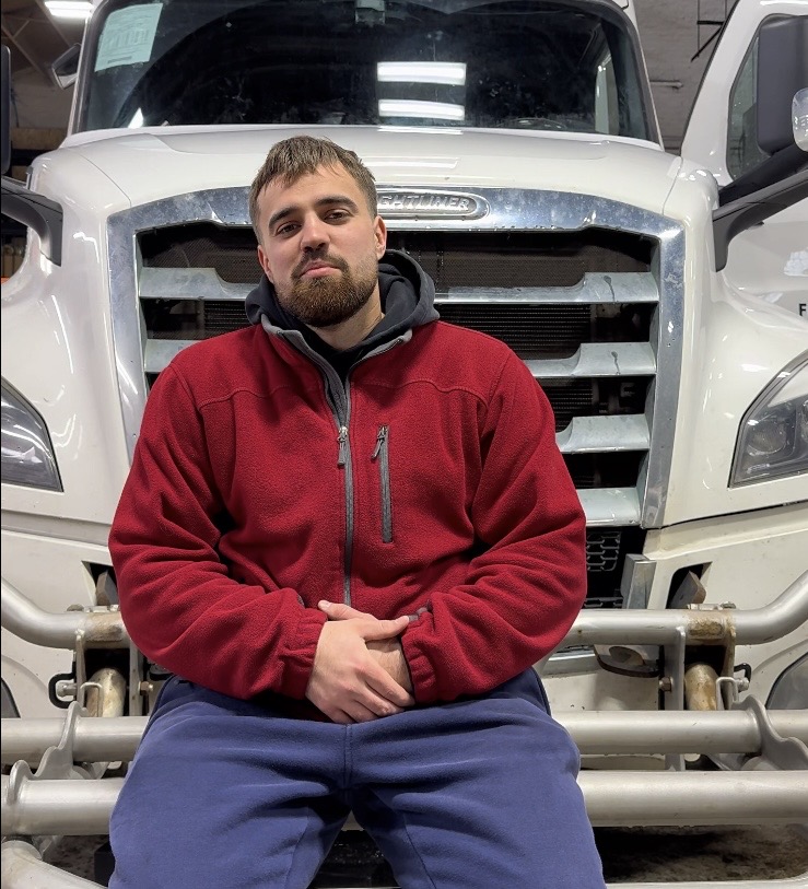 Portrait of driver Konstantin S.