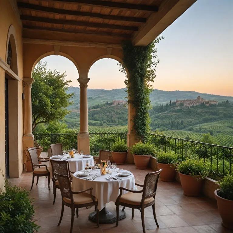 Villa y viñedos en la Toscana, Italia