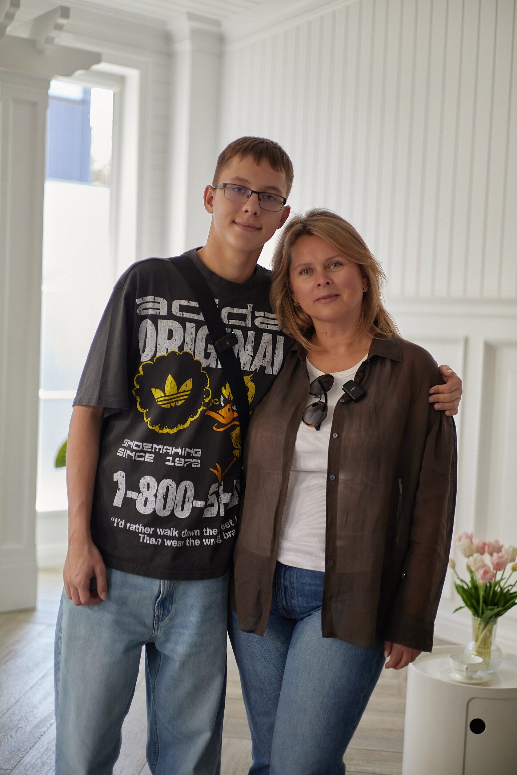 mother and son