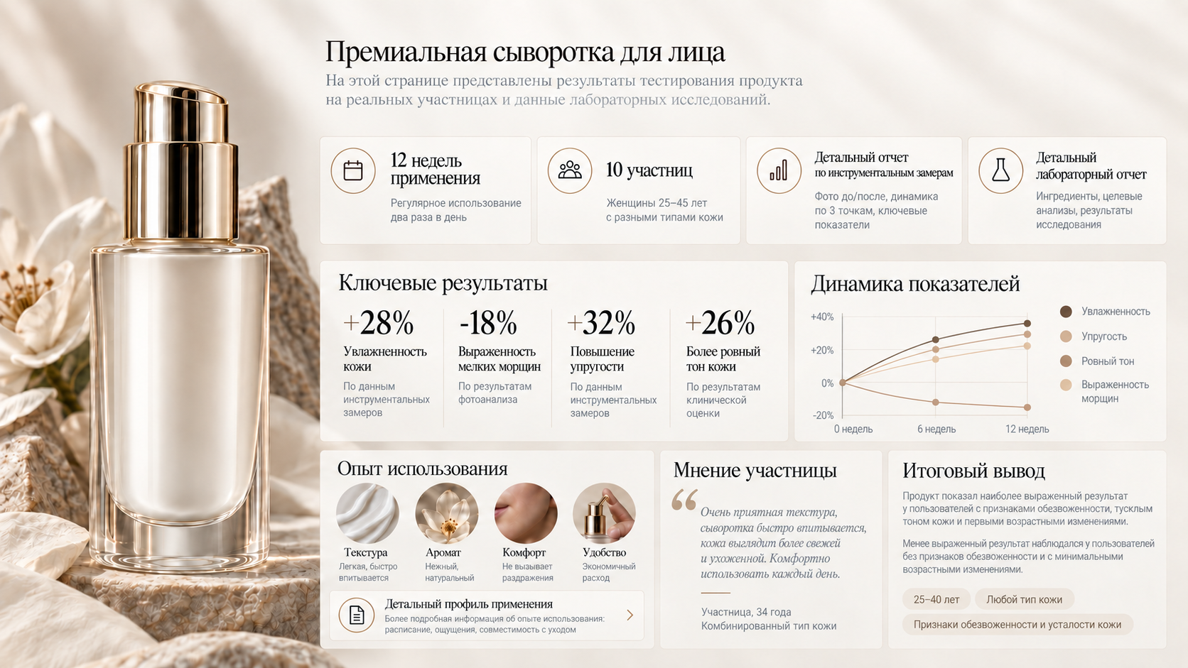 Визуализация цифрового паспорта продукта BIE с результатами тестирования