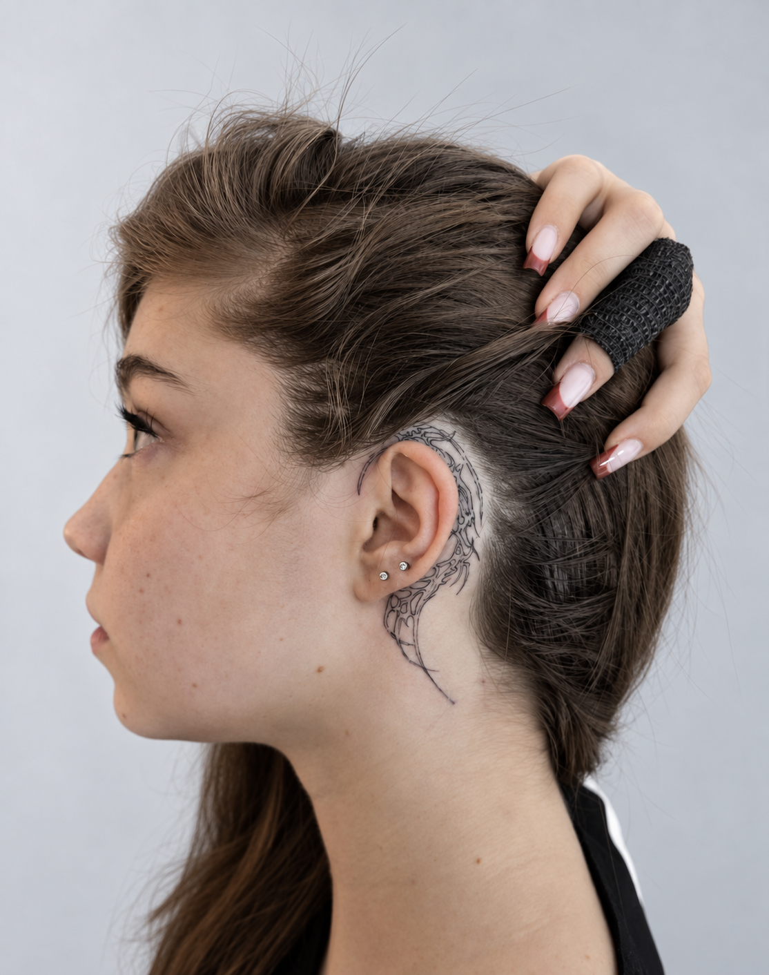 Fine line tattoo