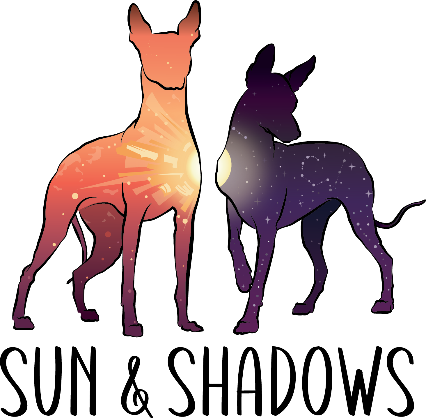 Peruvian hairless dogs and Xoloitzcuintle