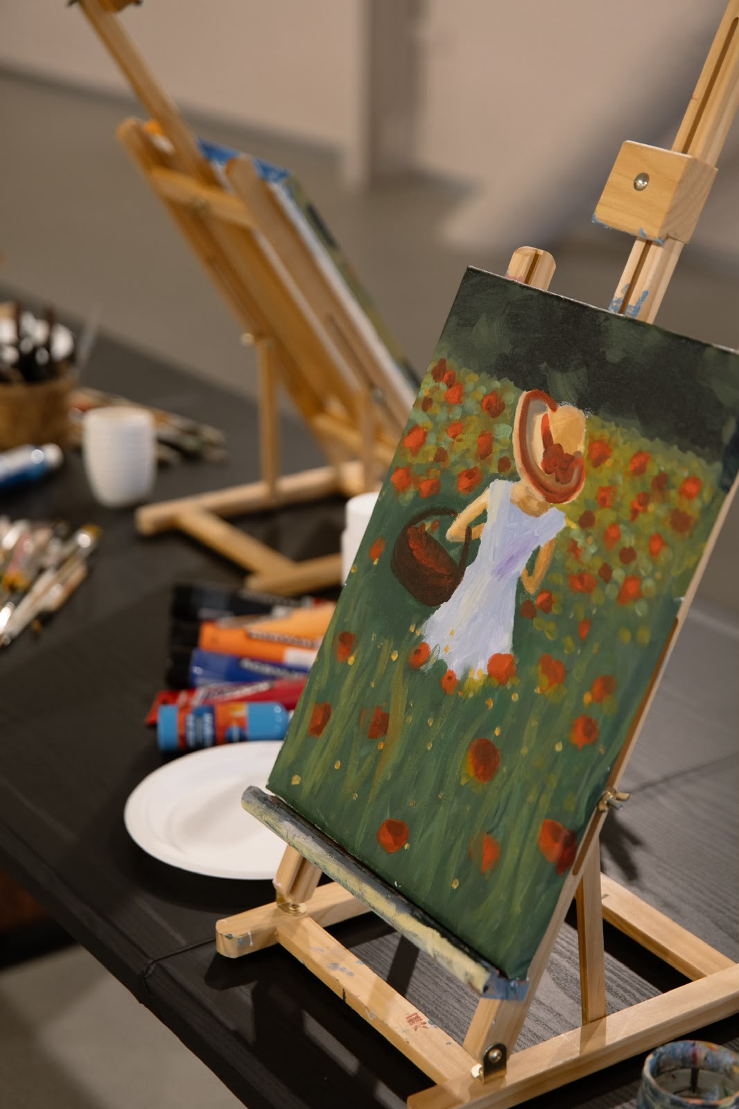 Children's paintings made at ArtLab classes