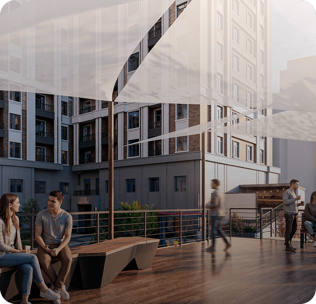 Yopiq hovli — Avalon Residence