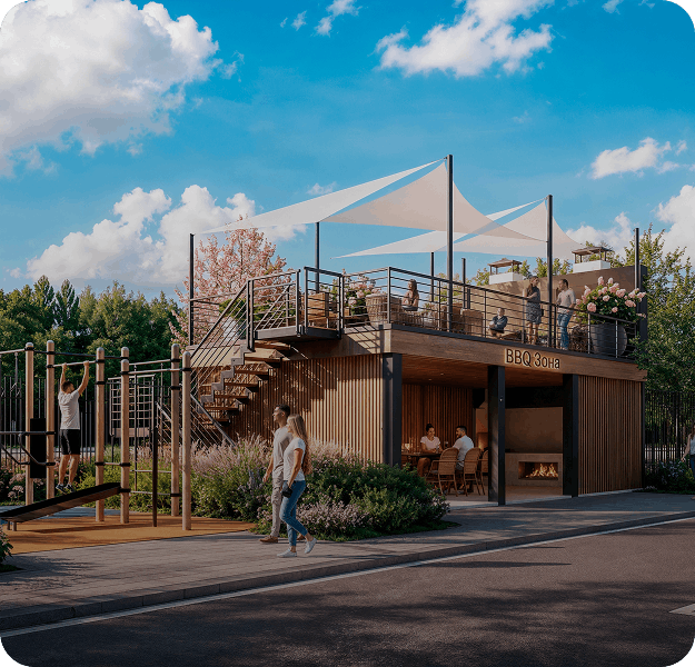 Mehmonxona zonasi — Avalon Residence