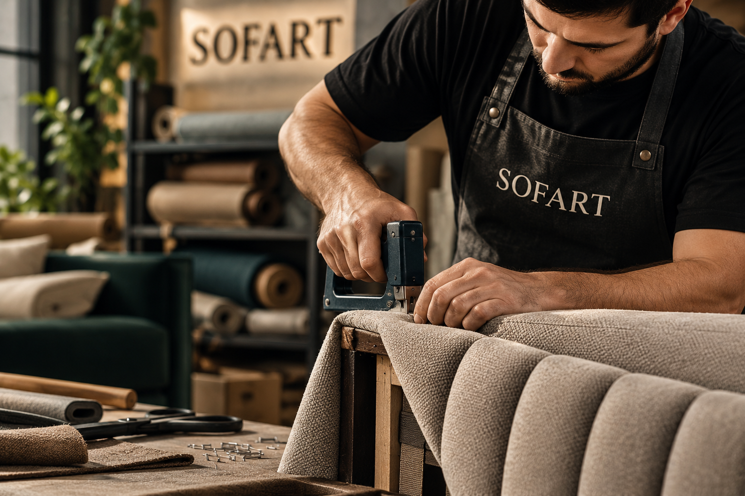 Перетяжка мебели, обивка диванов и мягкой мебели в Алматы — SOFART