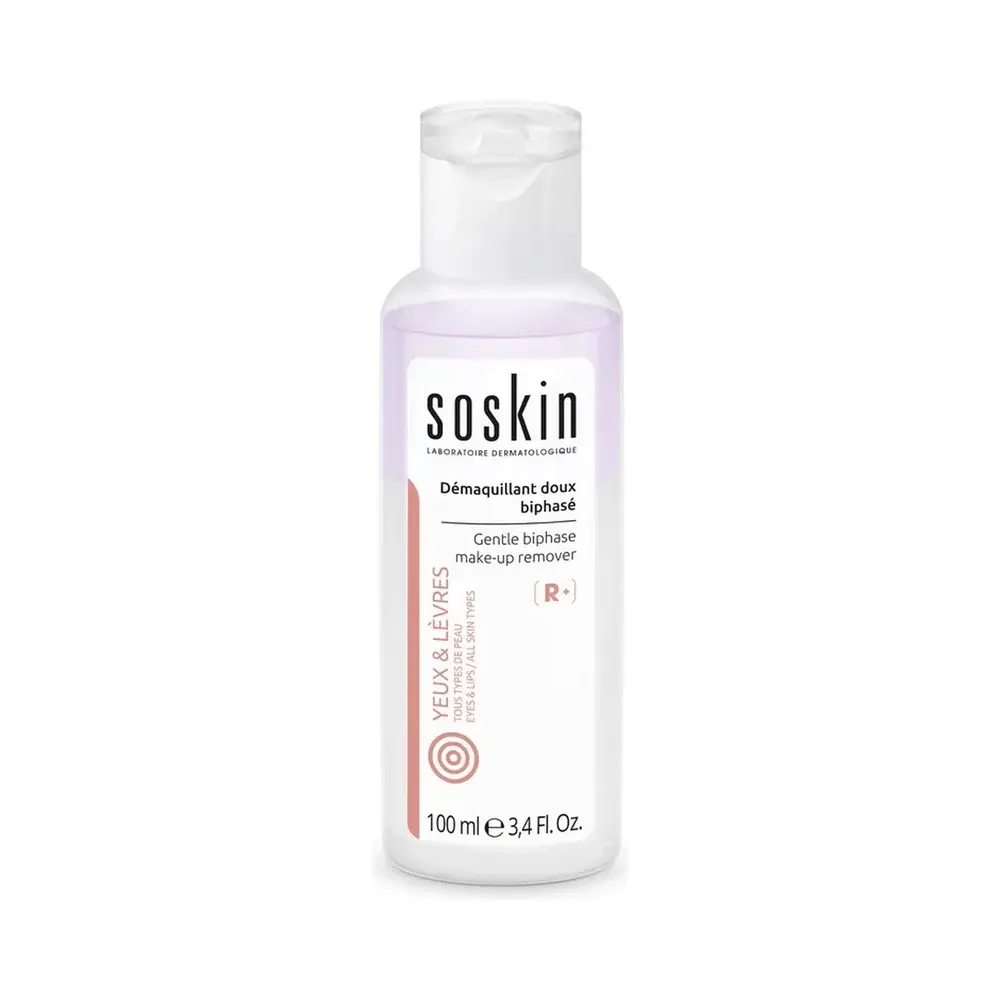 Мягкое двухфазное средство для снятия макияжа Soskin