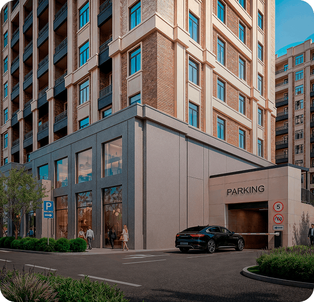 Yer osti parking — Avalon Residence