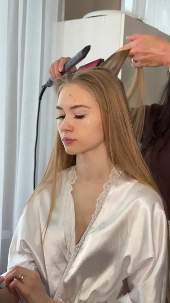 Невеста 3 до макияжа и причёски
