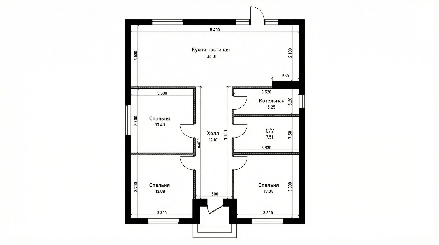 Планировка Идеал 98