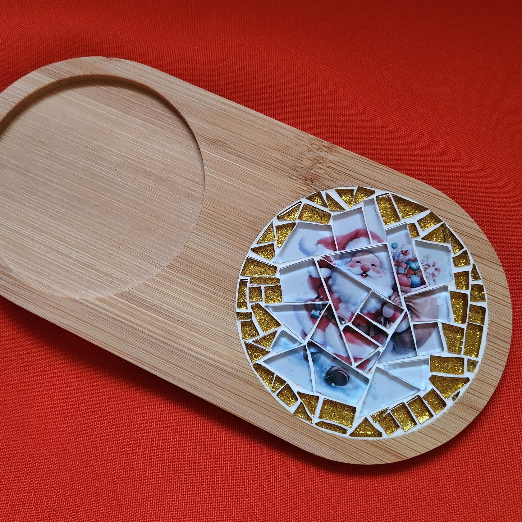 Noname Studio Mosaic DIY mosaic kit Christmas coaster