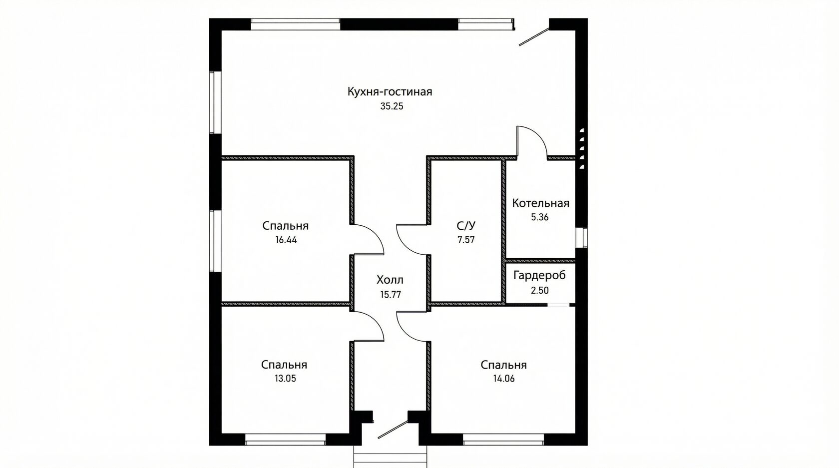 Планировка Идеал 110