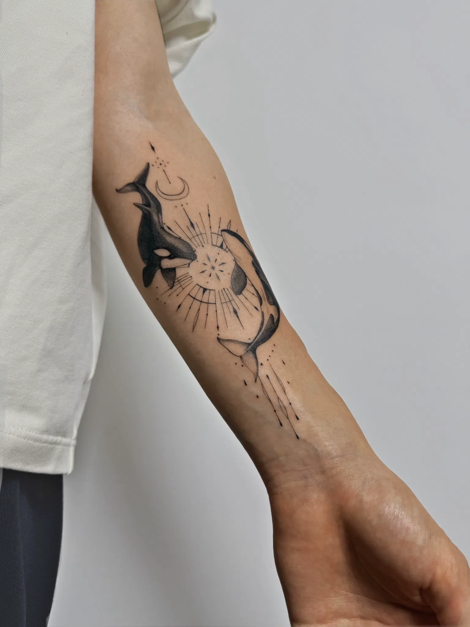 Graphic tattoo style