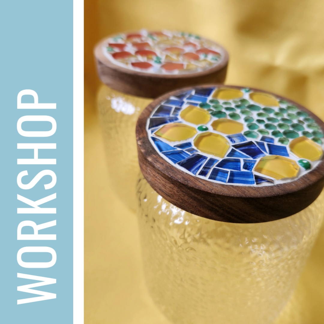 Noname Studio Mosaic Workshop Glass Jar
