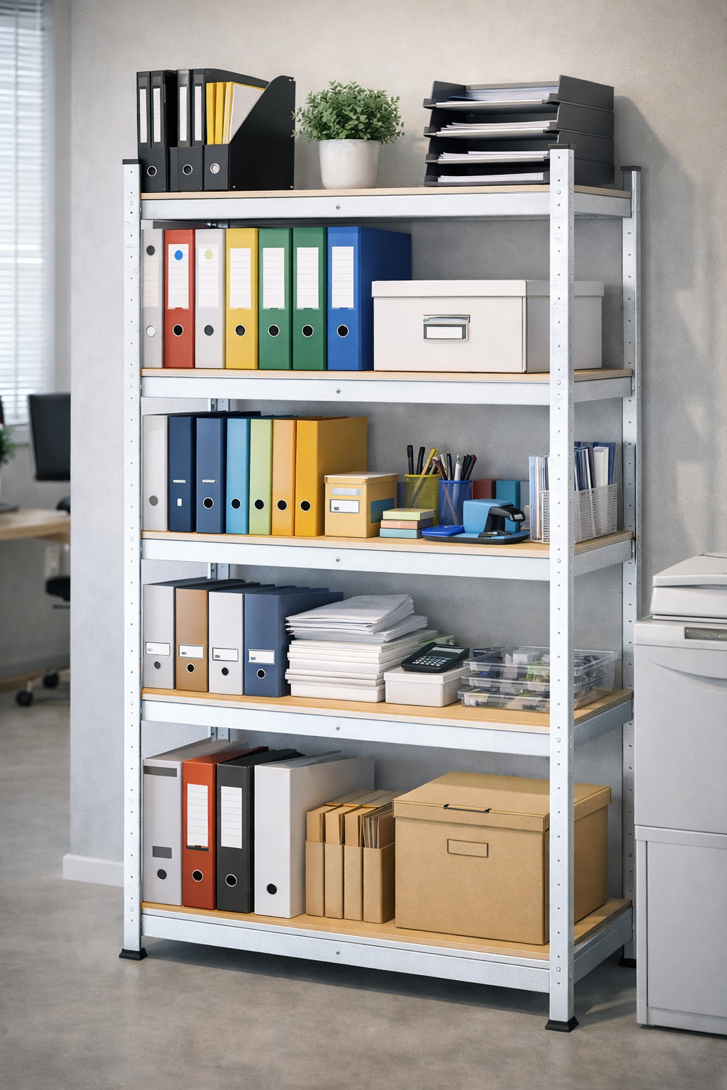 Сборные стеллажи для офиса