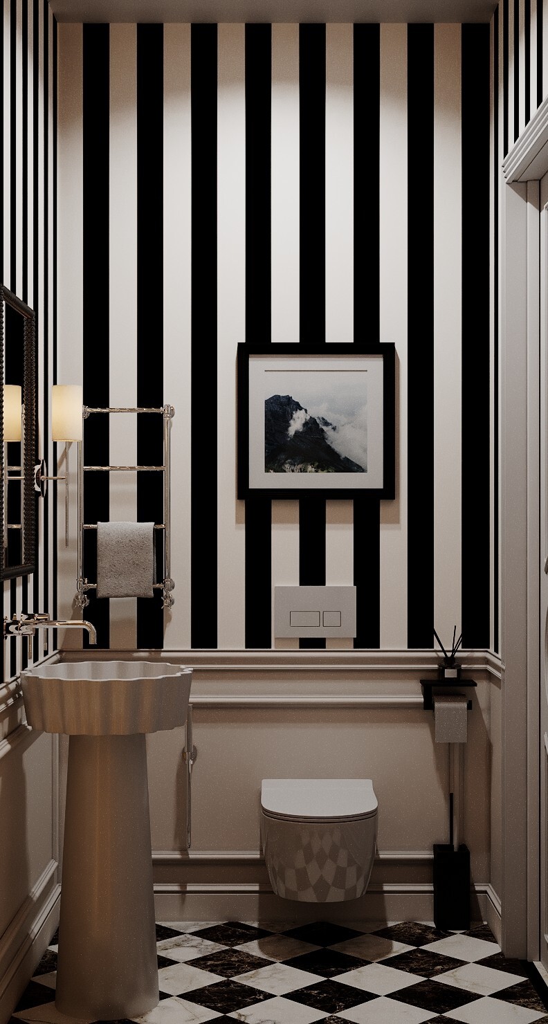 Рендер проекта «Striped Noir» — ракурс 3